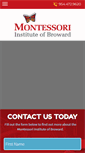 Mobile Screenshot of montessoriinstituteofbroward.com
